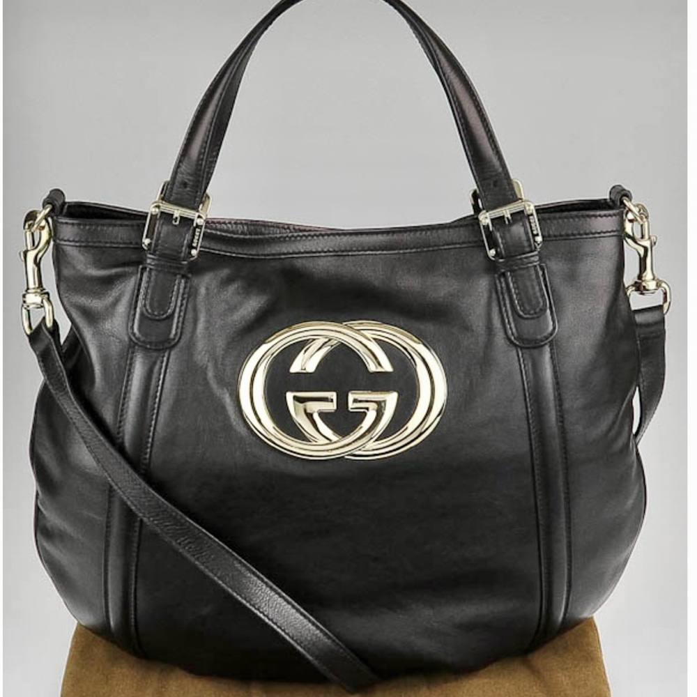 Authentic Gucci Britt Hobo Messanger Bag